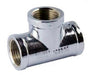 Buy 15mm 1/2" BSP Brass Tee Chrome at Plumbersbest.com.au