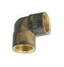 40mm BSP Threaded Brass Elbow F x F | BRASS FITTINGS | Screwed Brass
