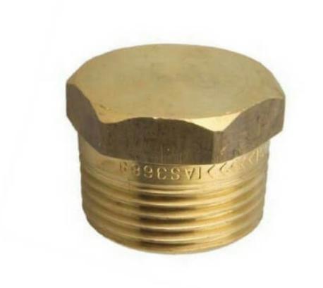 Brass Cap Plug | BRASS FITTINGS | Screwed Brass | Plumbing Supplies