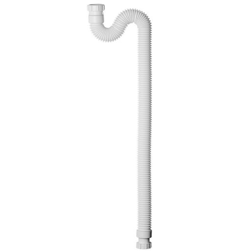 50mm Flexible Waste Connector White PVC | P Trap Toilet | S Trap Toilet | Bunnings