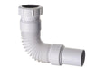 50mm Flexible Waste Trap Connector White PVC | P Trap Toilet | S Trap Toilet | Bunnings