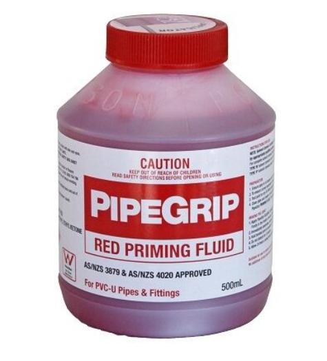Buy Primer Fluid Red Pipegrip Bonding Cleaner Liquid at Plumbersbest.com.au